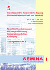 Buchcover Tagungsbericht zur 5. Interdisziplinären Norddeutschen Tagung für Baubetriebswirtschaft und Baurecht