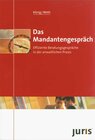 Buchcover Das Mandantengespräch