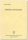 Buchcover Gedichte und Sonette