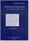 Buchcover Rhetorisches Argumentieren im Licht antiker und moderner Theorien