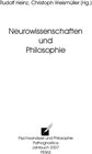 Buchcover Neurowissenschaften und Philosophie