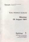 Buchcover Karl Heinrich Ulrichs