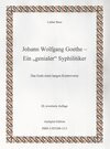 Buchcover Johann Wolfgang Goethe - Ein "genialer" Syphilitiker