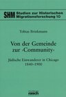 Buchcover Von der Gemeinde zur "Community"