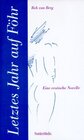 Buchcover Letztes Jahr auf Föhr