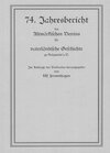 Buchcover Jahresbericht des Altmärkischen Vereins für vaterländische Geschichte zu Salzwedel e.V. (74.)