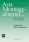 Buchcover Am Montagabend... Mit Familien im Gespräch / Am Montagabend... 29