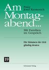 Buchcover Am Montagabend... Mit Familien im Gespräch / Am Montagabend... 19
