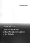 Buchcover Das Ende der Kunst und der Paradigmenwechsel in der Ästhetik