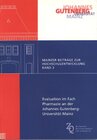Buchcover Evaluation im Fach Pharmazie an der Johannes Gutenberg-Universität Mainz