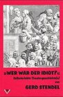Buchcover Wer war der Idiot?