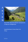 Buchcover Akten des XXXIII. Namenkundlichen Symposiums in Kals am Großglockner