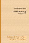 Buchcover Etruskische Texte