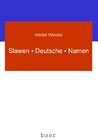 Buchcover Slawen · Deutsche · Namen