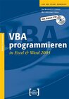 Buchcover VBA programmieren in Excel und Word 2003