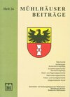 Buchcover Mühlhäuser Beiträge