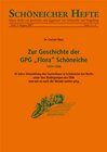 Buchcover Zur Geschichte der GPG "Flora" Schöneiche. 1959-1990