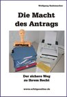 Buchcover Die Macht des Antrags