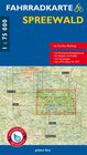 Buchcover Fahrradkarte Spreewaldwasser- und reißfest: Mit dem kompletten Gurken-Radweg. Mit UTM-Gitter für GPS. Maßstab 1:75.000