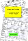 Buchcover Anlage zum Formular