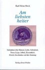 Buchcover Am liebsten heiter