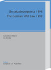 Buchcover Umsatzsteuergesetz 1999 /The German VAT Law 1999