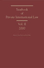 Buchcover Yearbook of Private International Law