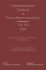 Buchcover Yearbook of Private International Law