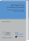 Buchcover Legal Aspects of an E-Commerce Transaction
