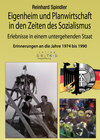Buchcover Eigenheim und Planwirtschaft in den Zeiten des Sozialismus