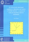 Buchcover On Microcrack Dominated Problems in Dynamics and Statics of Brittle Fracture