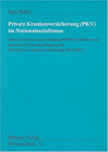 Buchcover Private Krankenversicherung (PKV) im Nationalsozialismus