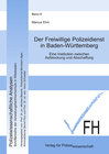 Buchcover Der Freiwillige Polizeidienst in Baden-Württemberg