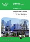 Buchcover GDCh Monographie / Monographie Band 37 Tagung Bauchemie