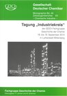 Buchcover Tagung "Industriekreis" der GDCh-Fachgruppe Geschichte der Chemie 18. bis 19. September 2014 in Lutherstadt Wittenberg