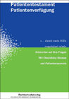Buchcover Patiententestament - Patientenverfügung