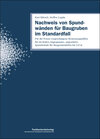Buchcover Nachweis von Spundwänden für Baugruben im Standardfall