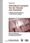 Buchcover OnlineRecht kompakt: Von der Domain zum Download