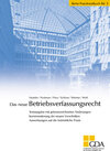 Buchcover Das neue Betriebsverfassungsrecht