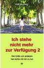 Buchcover Ich stehe nicht mehr zur Verfügung 2