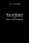 Buchcover Was ist Radio?