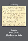 Buchcover Goethe, Anna Amalia, Charlotte von Stein