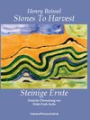 Buchcover Stones To Harvest / Steinige Ernte