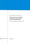 Buchcover Klinische Psychologie und Rehabilitation