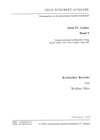 Buchcover Neue Schubert-Ausgabe. Kritische Berichte / Lieder 5