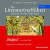 Buchcover Der Literatur(ver)führer - Sonderband "Hesperus" von Jean Paul
