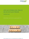 Buchcover Geschlechterinklusive Sprache an Hochschulen fördern