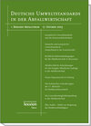 Buchcover Deutsche Umweltstandards in der Abfallwirtschaft