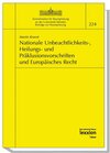 Buchcover Nationale Unbeachtlichkeits-, Heilungs- und Präklusionsvorschriften und Europäisches Recht