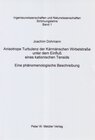 Buchcover Anisotrope Turbulenz der Karmanschen Wirbelstrasse unter dem Einfluss eines kationischen Tensids